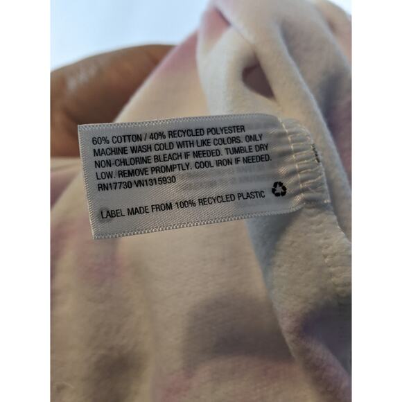 Ava & Viv Fleece Sweatshirt X Plus Pink Crew Drop Shoulders Relaxed Lounge Top - Picture 6 of 8